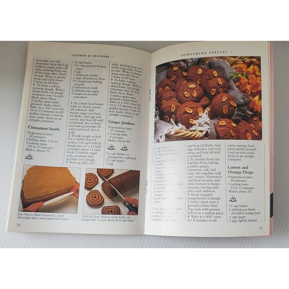 Irresistible Cookies & Crackers Hawthorn Series Vintage Cookbook Recipes 1992 - Picture 7 of 9